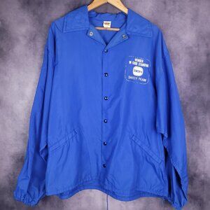 Vintage 70s Russell Athletic Borden workwear windbreaker snap button jacket